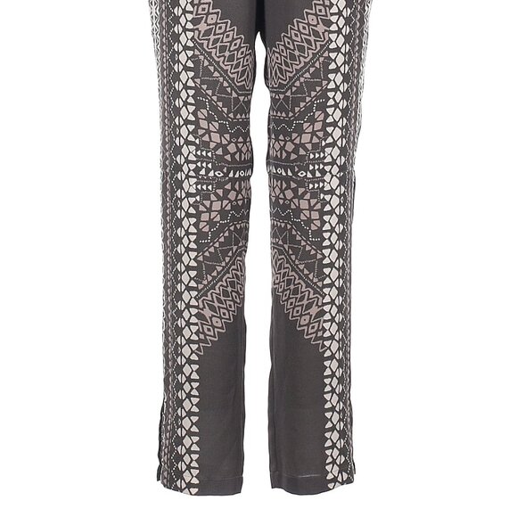 NWOT BCBGMAXAZRIA grey & light pink pull on causal pants, size Medium - Picture 2 of 4